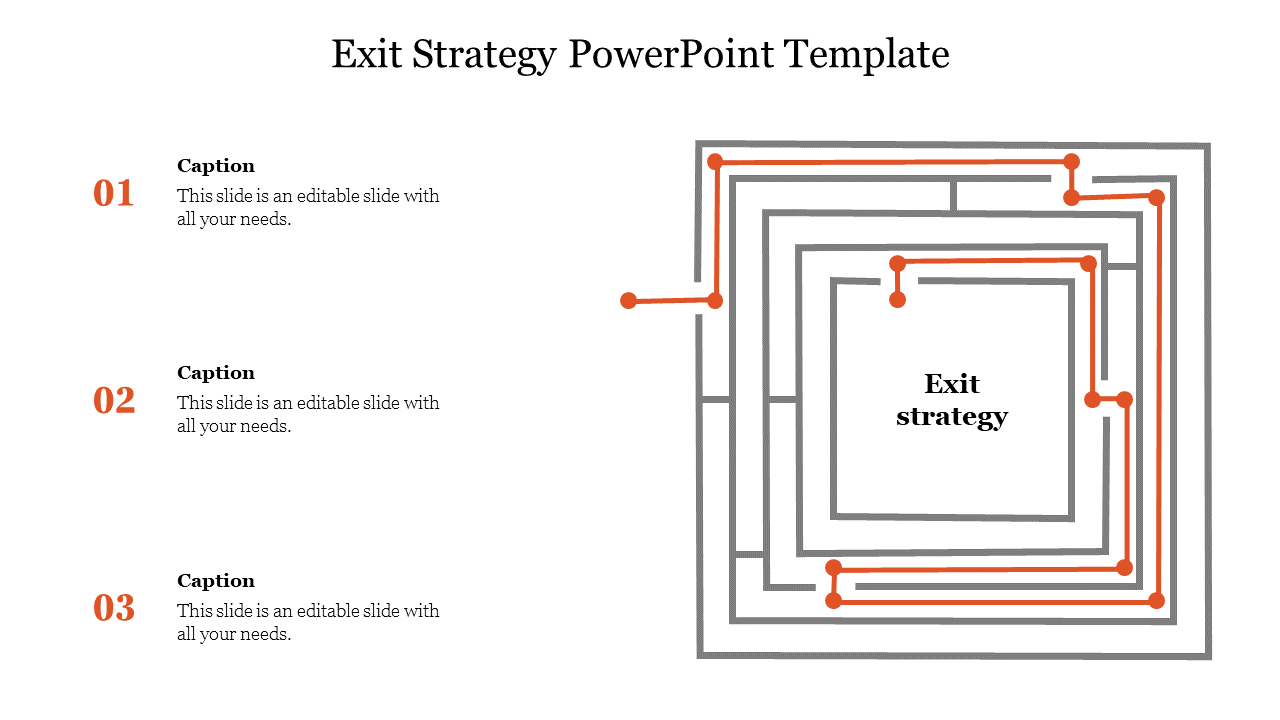 Exit Strategy PowerPoint Template & Google Slides Design
